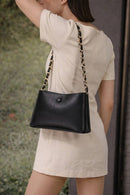 Women's Black Long Strap Classic Shoulder Bag | Derimod