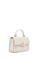 Women's Cream Printed Long Strap Crossbody Bag | Derimod
