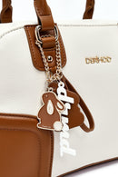 Women's Cream Charm Shoulder Bag | Derimod