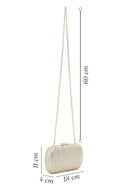 Women's Gold Chain Strap Embellished Mini Box Dress Bag | Derimod