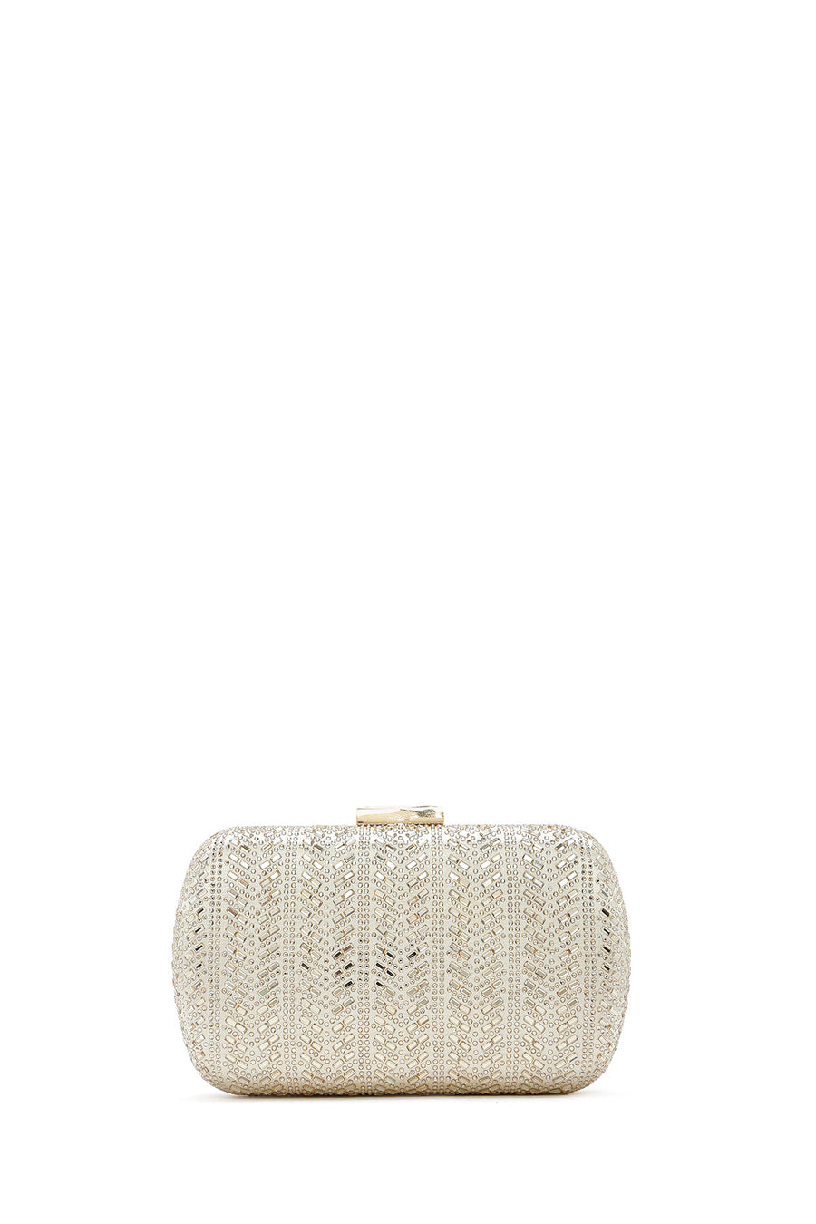 Women's Gold Chain Strap Embellished Mini Box Dress Bag