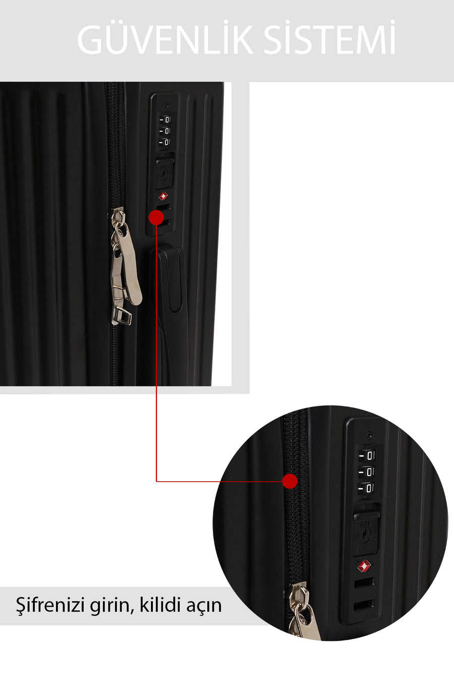 D-Pack Unisex Black Mini Cabin-Size Suitcase