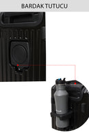 D-Pack Unisex Black Mini Cabin-Size Suitcase | Derimod