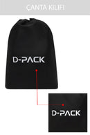 D-Pack Unisex Siyah Sırt Çantası | Derimod