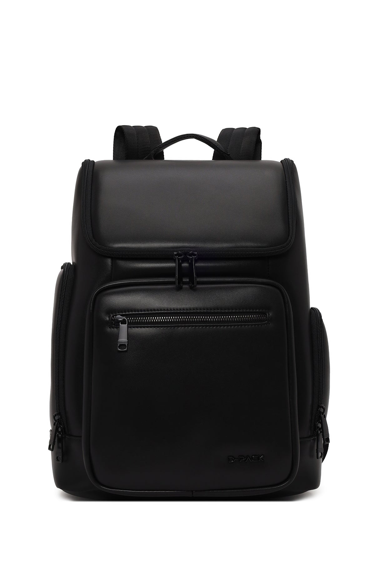 D-Pack Unisex Black Leather Backpack 26SBD302718 | Derimod