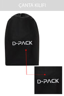 D-Pack Unisex Black Leather Backpack | Derimod