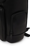 D-Pack Unisex Black Leather Backpack | Derimod