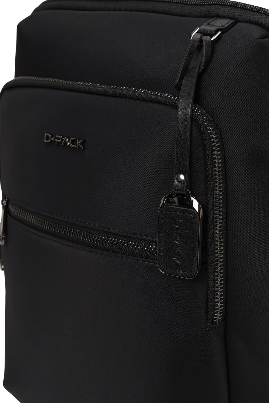 D-Pack Unisex Black Backpack