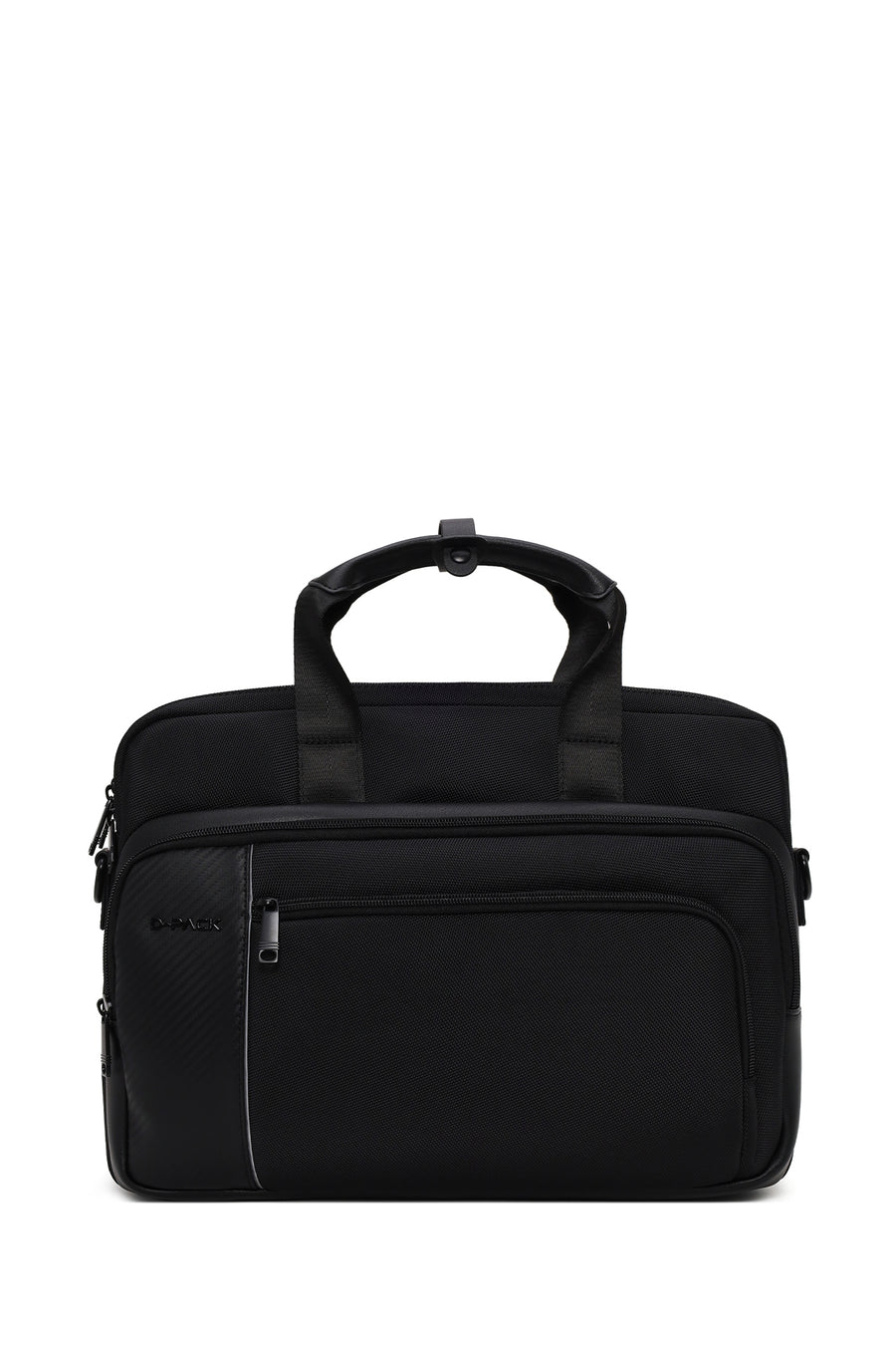 D-Pack Male Black Fabric Briefcase