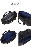 D-Pack Male Black Fabric Briefcase | Derimod