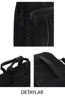D-Pack Male Black Fabric Briefcase | Derimod