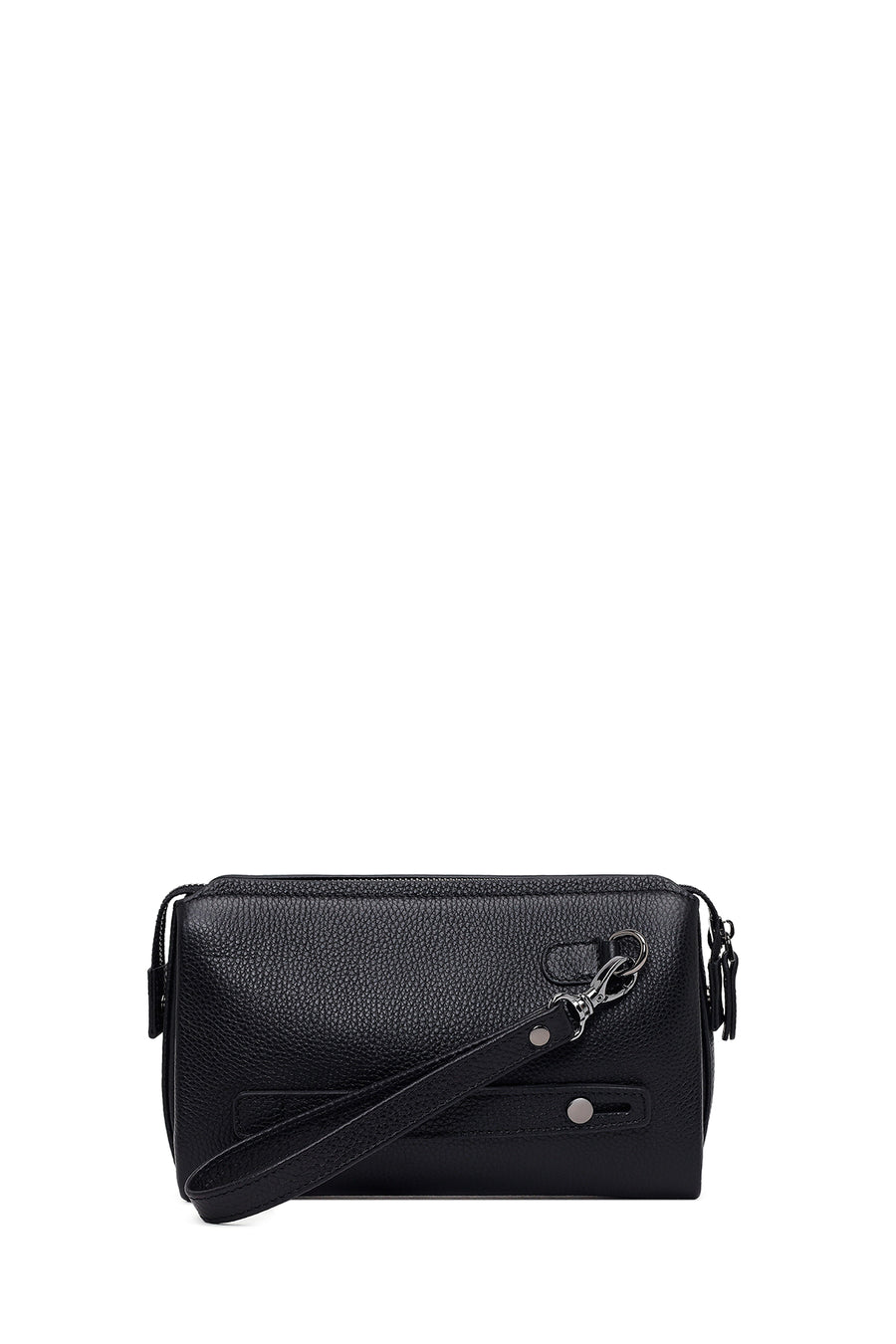Male Black Leather Handbag