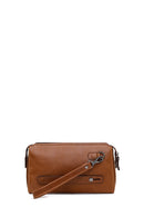 Male Brown Leather Handbag | Derimod