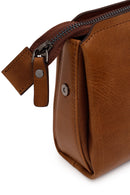 Male Brown Leather Handbag | Derimod