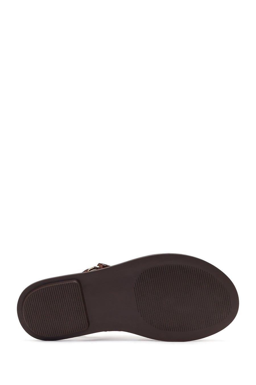 Woman Brown Suede Leather Sandals