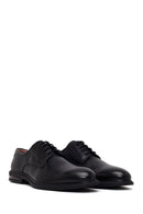 Male Black Lace-Up Leather Classic Shoes | Derimod
