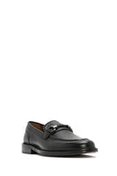 Erkek Siyah Tokalı Deri Klasik Loafer | Derimod