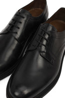 Men's Black Laced Leather Classic Shoes | Derimod