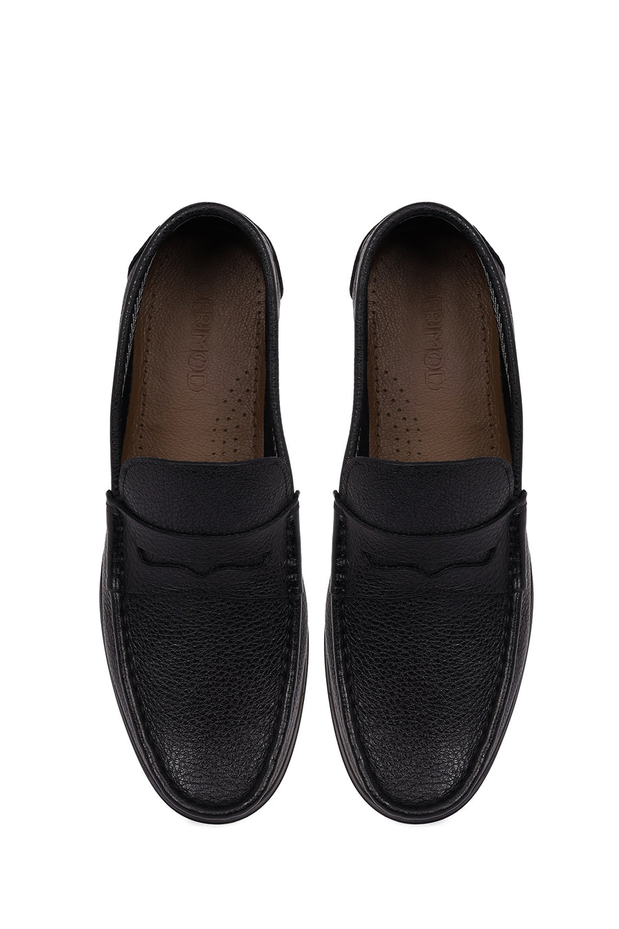 Men's Black Leather Classic Loafer