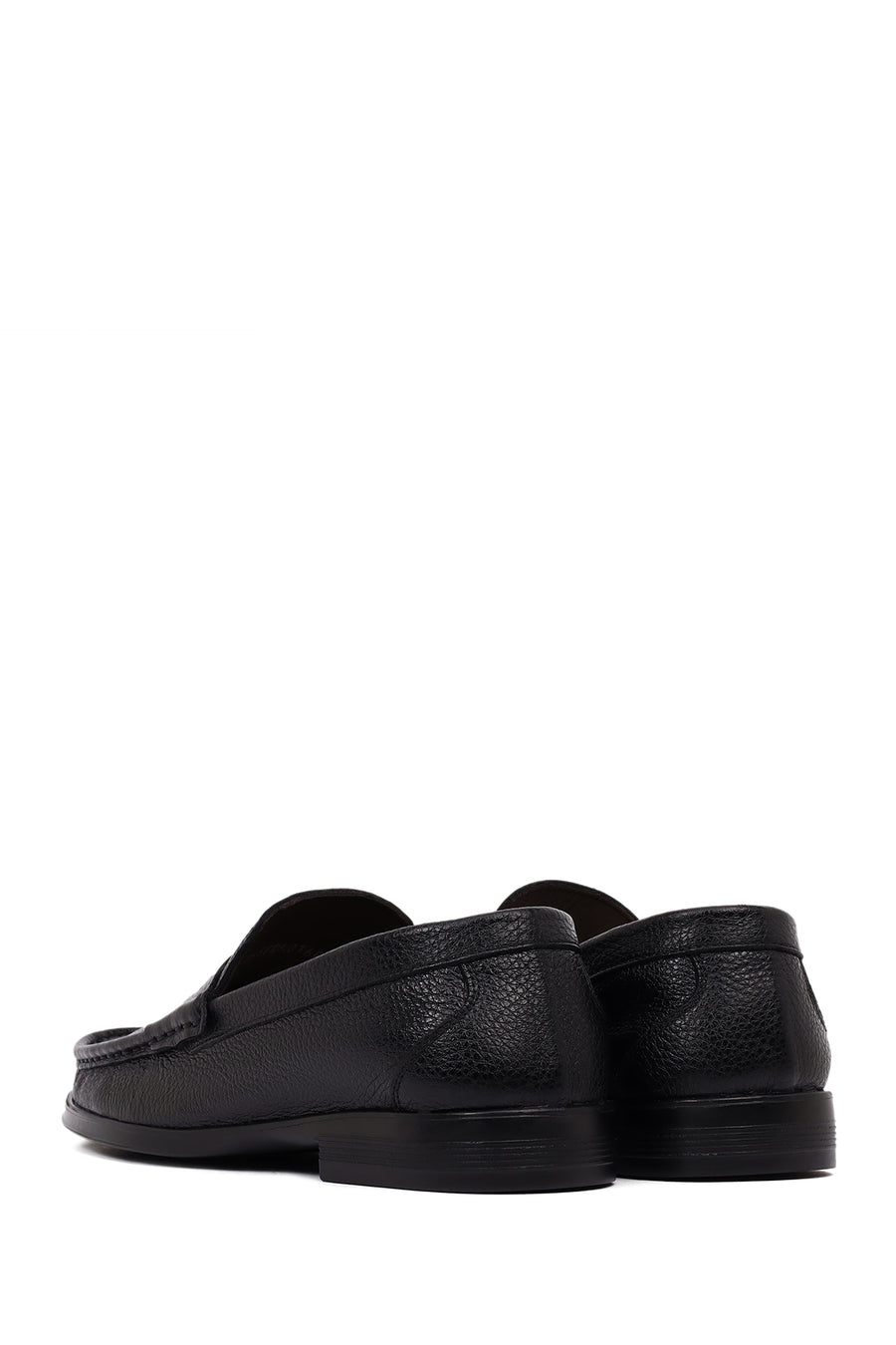 Men's Black Leather Classic Loafer