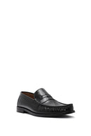 Erkek Siyah Deri Klasik Loafer | Derimod