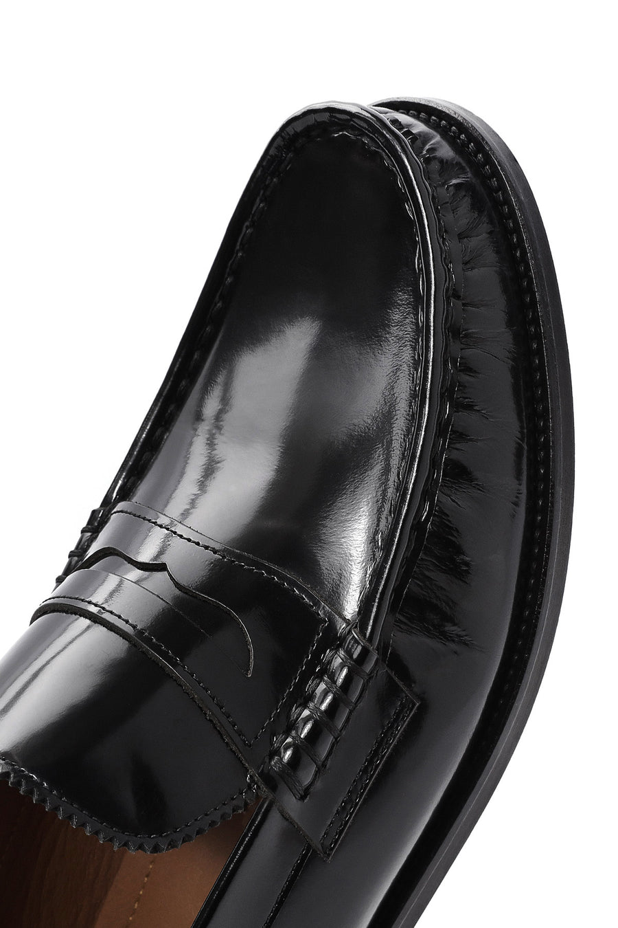 Erkek Siyah Deri Klasik Loafer