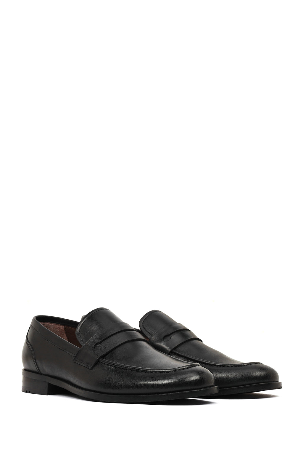 Derimod Black Erkek Siyah Deri Klasik Loafer