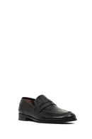 Derimod Black Erkek Siyah Deri Klasik Loafer | Derimod