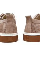 Erkek Bej Bağcıklı Süet Deri Sneaker | Derimod