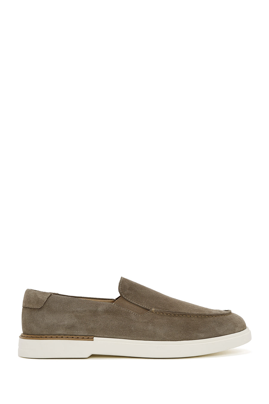 Erkek Bej Süet Deri Loafer 26SFD612210 | Derimod