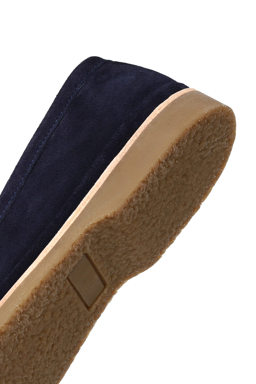 Erkek Lacivert Süet Deri Loafer