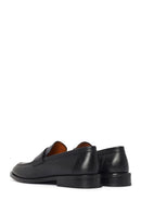 Erkek Siyah Deri Klasik Loafer | Derimod
