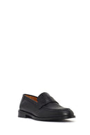 Erkek Siyah Deri Klasik Loafer | Derimod