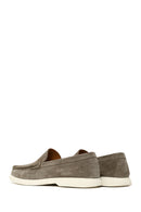 Erkek Mint Yeşili Süet Deri Loafer | Derimod