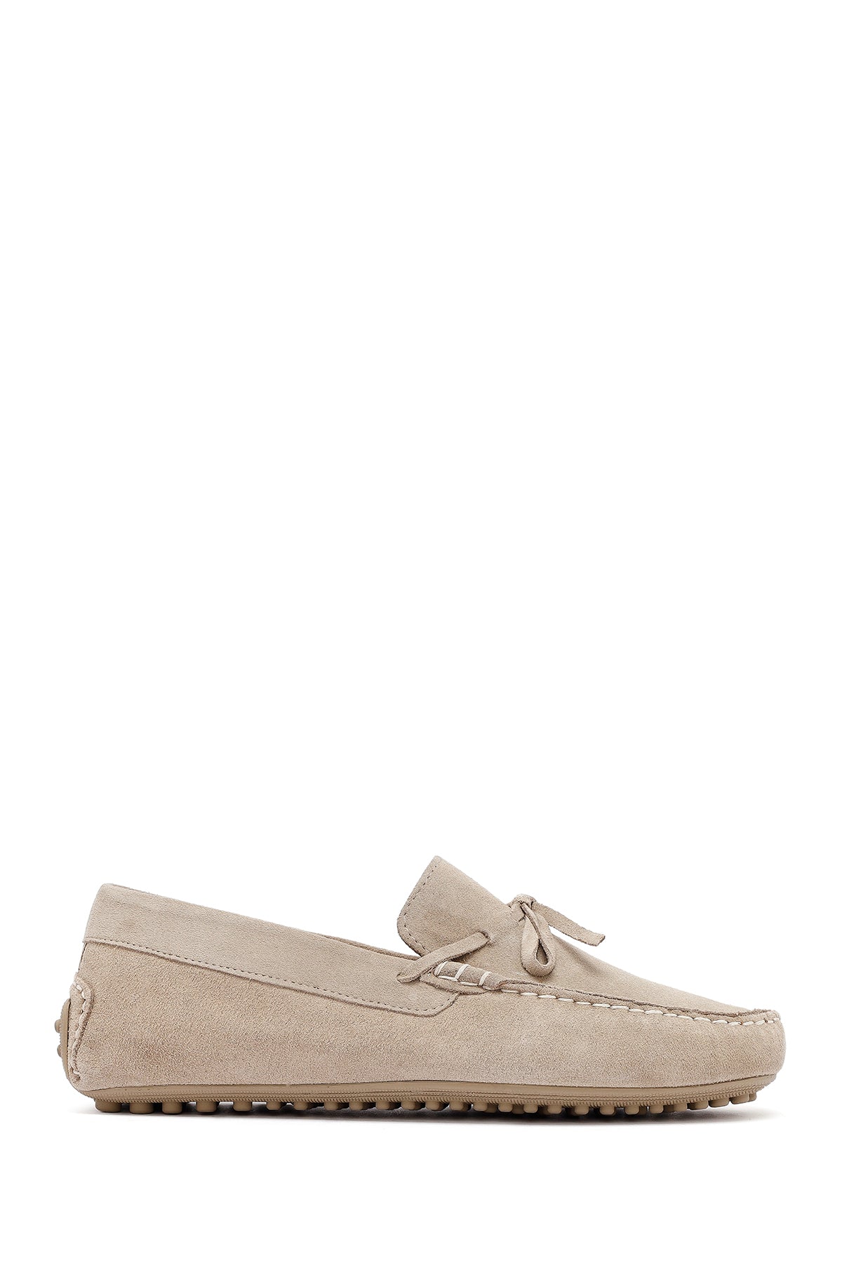 Erkek Bej Süet Deri Loafer 26SFD633110 | Derimod