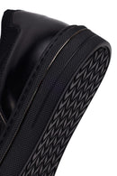Male Black Lace-Up Leather Sneaker | Derimod