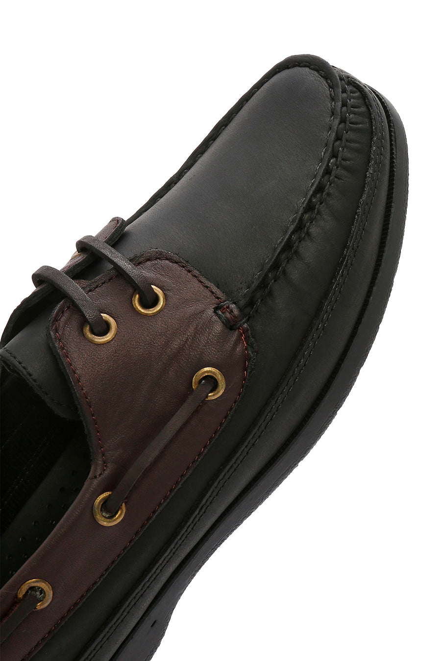 Men's Black Lace-up Leather Casual Shoes