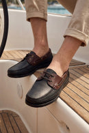 Men's Black Lace-up Leather Casual Shoes | Derimod
