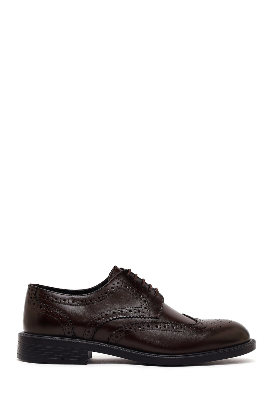 Male Brown Lace-Up Leather Classic Shoes 26SFD664118 | Derimod