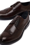 Male Brown Lace-Up Leather Classic Shoes | Derimod