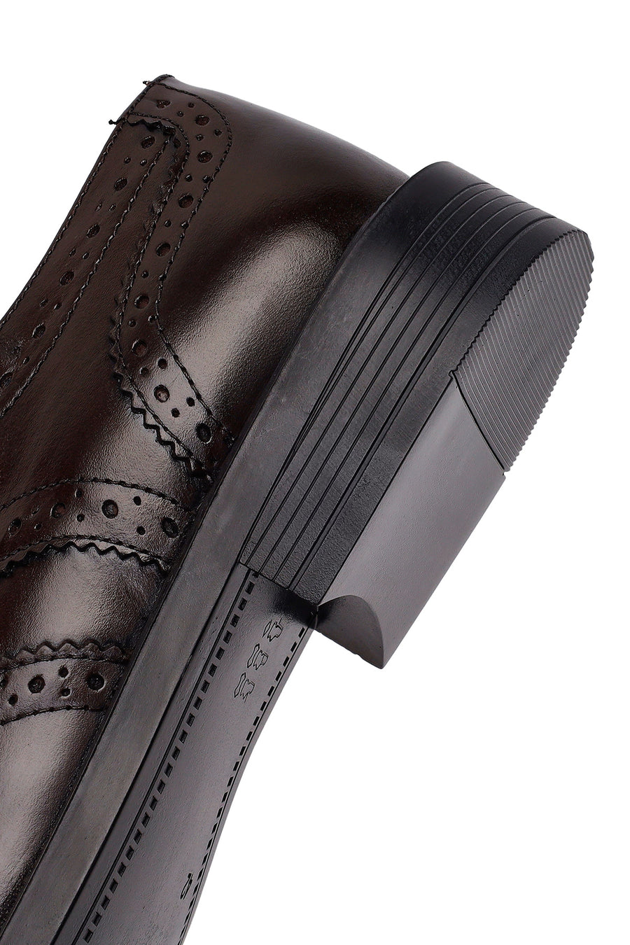 Male Brown Lace-Up Leather Classic Shoes