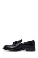 Erkek Siyah Püsküllü Deri Klasik Loafer | Derimod