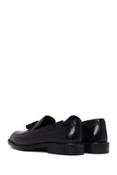 Erkek Siyah Püsküllü Deri Klasik Loafer | Derimod
