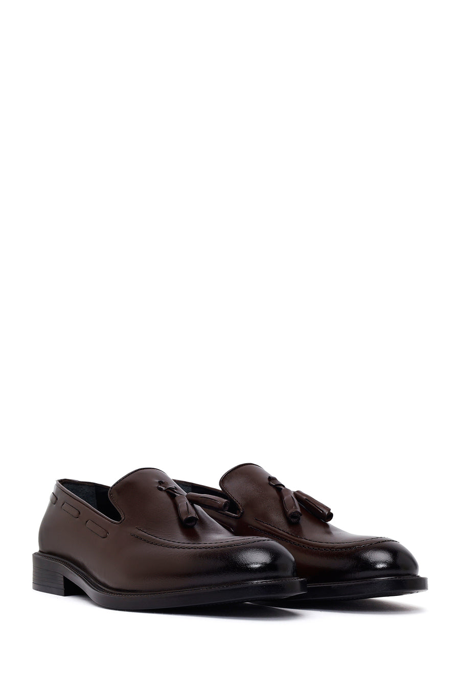 Male Brown Tasselled Leather Classic Loafer
