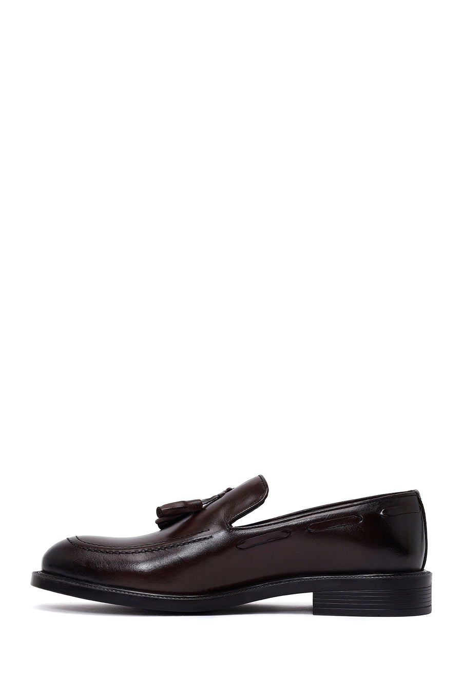 Male Brown Tasselled Leather Classic Loafer