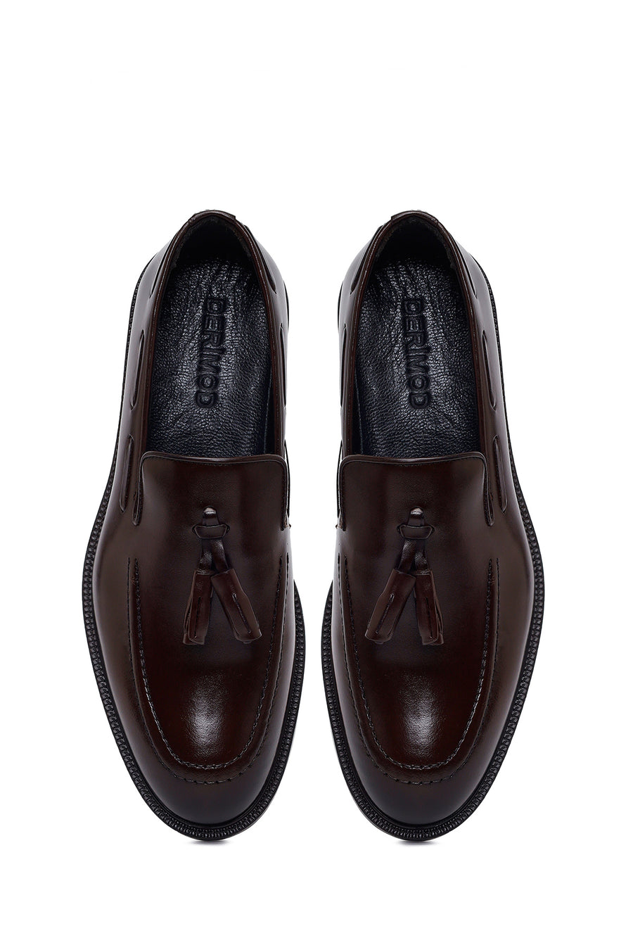 Male Brown Tasselled Leather Classic Loafer