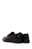 Male Brown Tasselled Leather Classic Loafer | Derimod