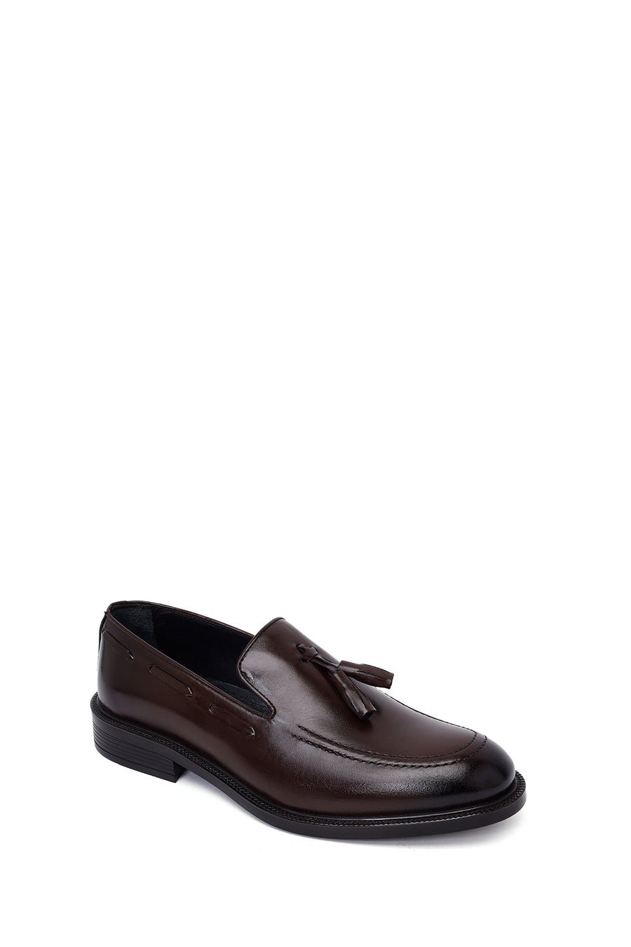 Male Brown Tasselled Leather Classic Loafer