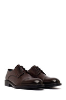 Male Brown Lace-Up Leather Classic Shoes | Derimod