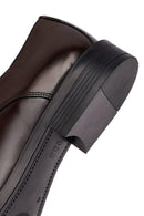 Male Brown Lace-Up Leather Classic Shoes | Derimod